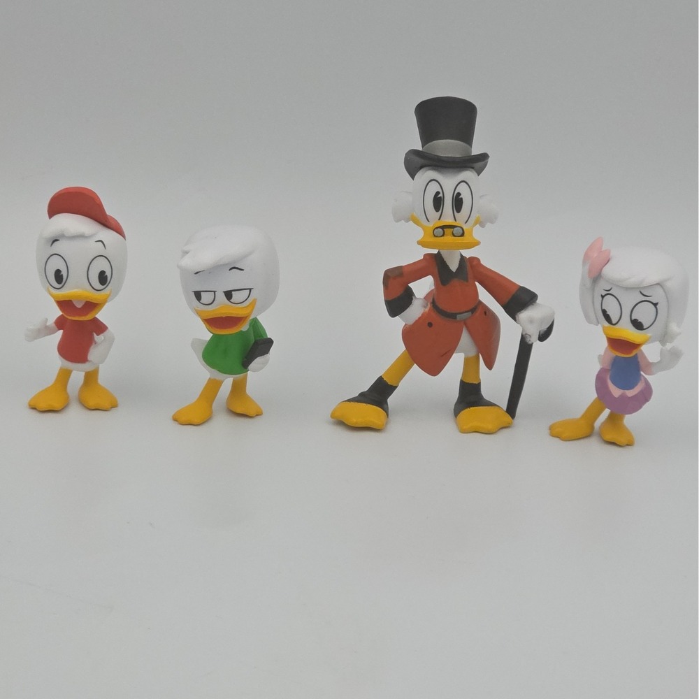 Disney Duck Tales  Collectible Figures Scrooge McDuck Huey PhatMojo Missing One